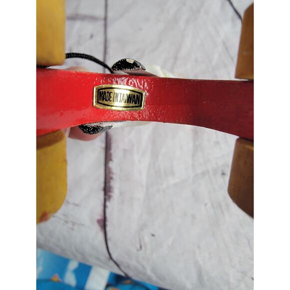 Vintage Wooden toy Solder Riding Rocking Horse Christmas Ornament - Picture 6 of 6